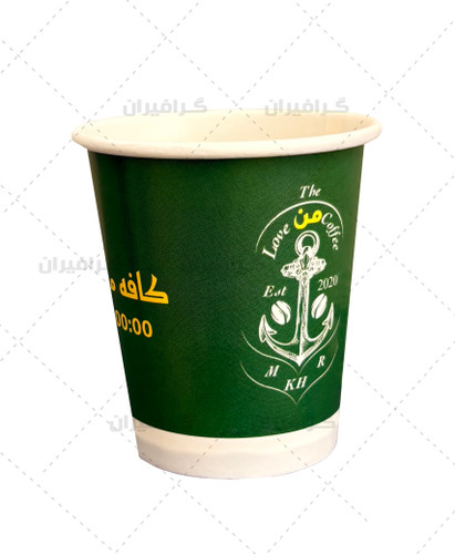 لیوان کاغذی تک جداره ۶۰ سیسی | لیوان تبلیغاتی کوچک و اقتصادی