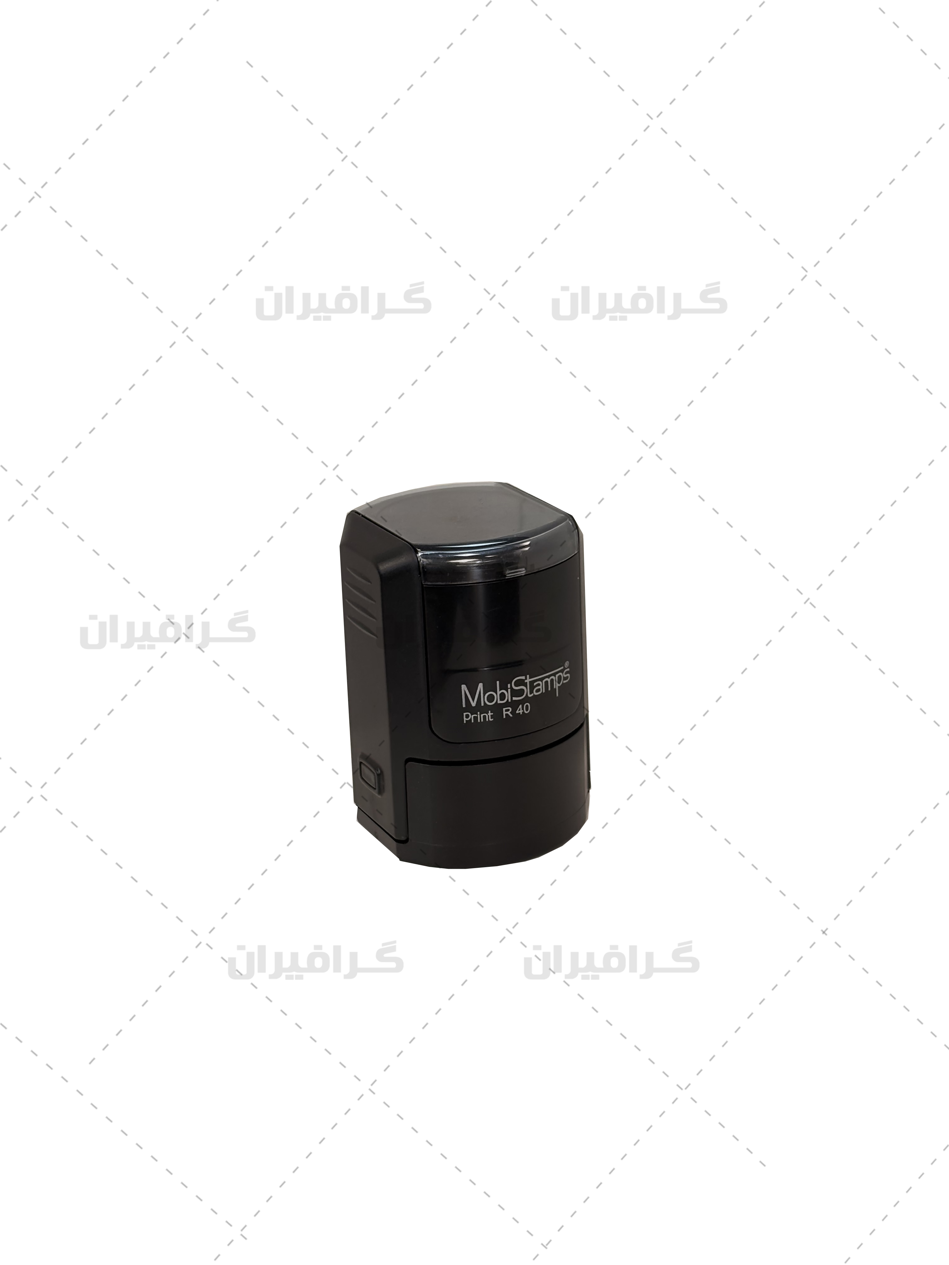 مهر موبی R40 | مهر دایره‌ای اتوماتیک با چاپ دقیق و حرفه‌ای