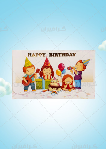 کارت دعوت تولد کودک کد 014